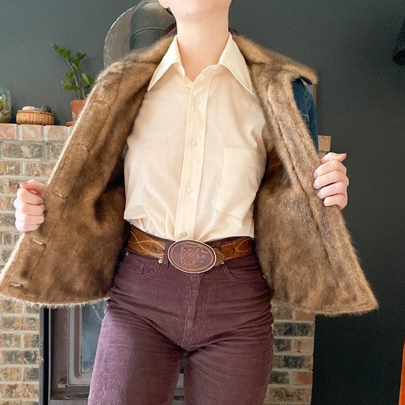 Y2k vintage denim and faux fur jacket - Picture 6 of 8